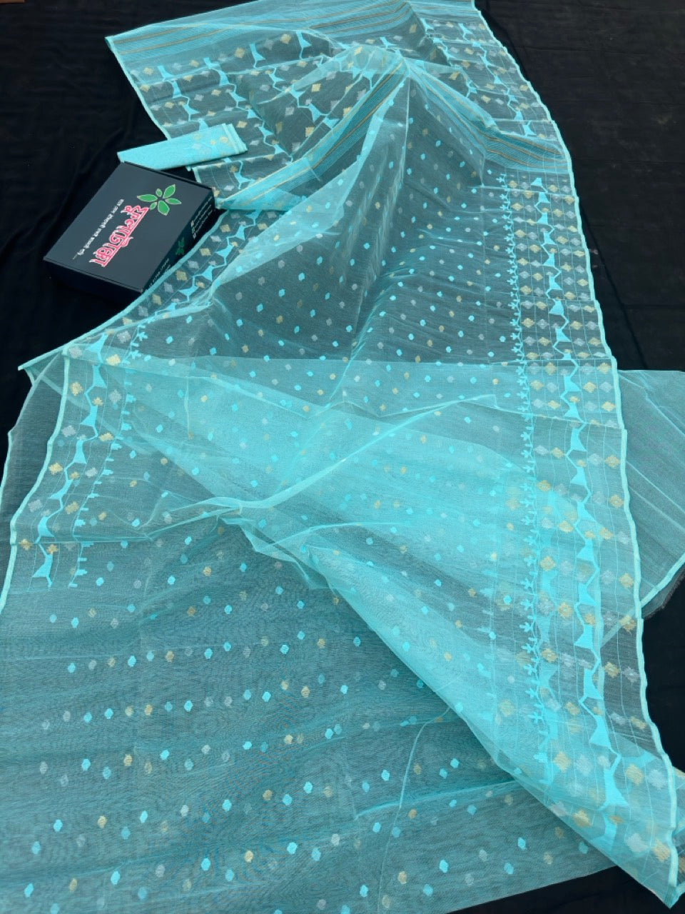 OCEAN BLUE JAMDANI