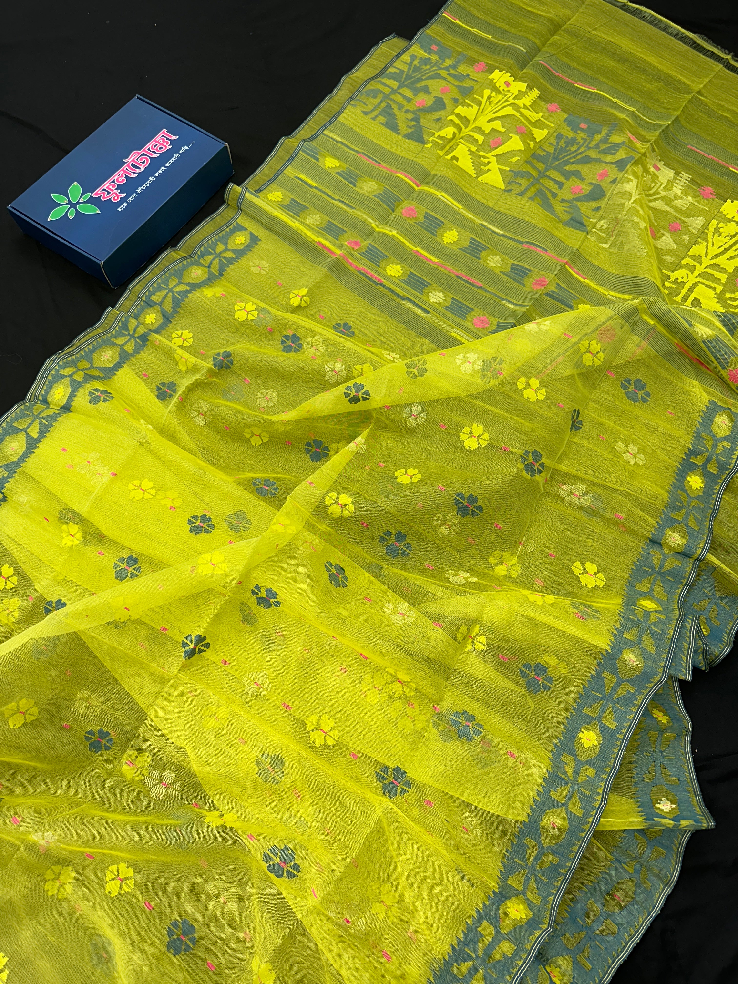 YELLOW WITH GREEN