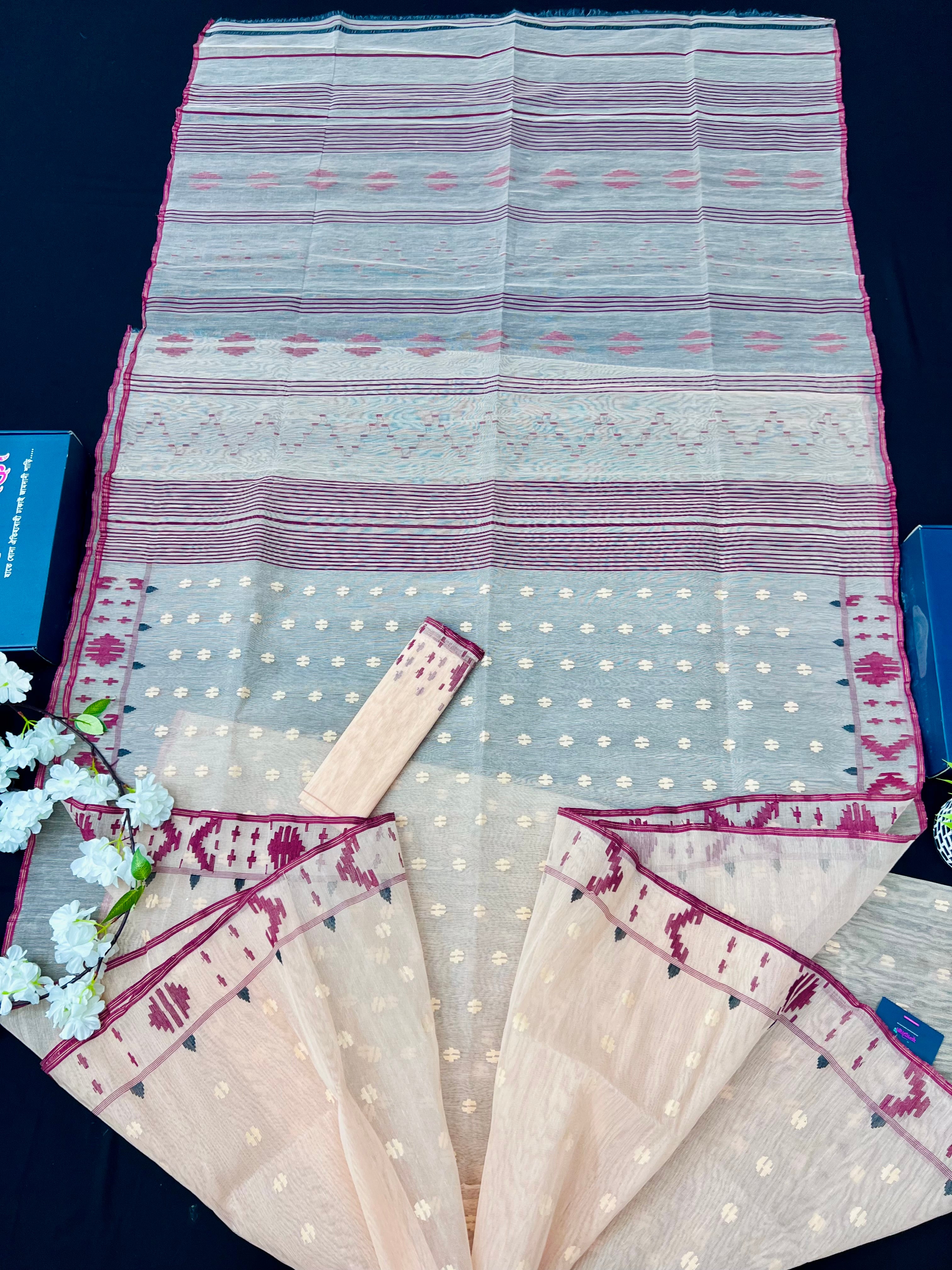 Original Handloom Dhakai Jamdani