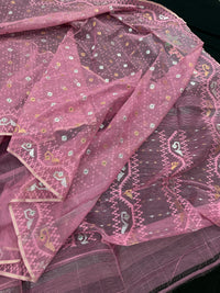 CHERRY PINK JAMDANI
