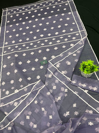 DEEP LAVENDER JAMDANI.