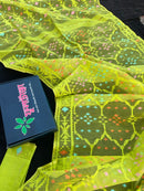 LEMON GREEN JAMDANI