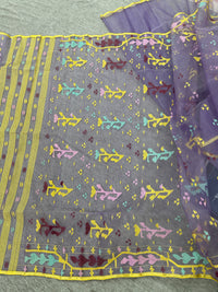 Lavendar jamdani