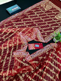 MAROON BRIDAL SUPER EXCLUSIVE