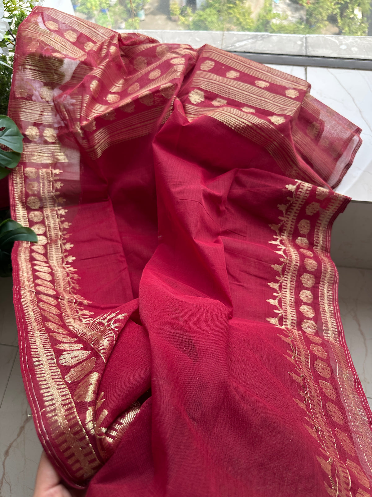 Maroon cotton