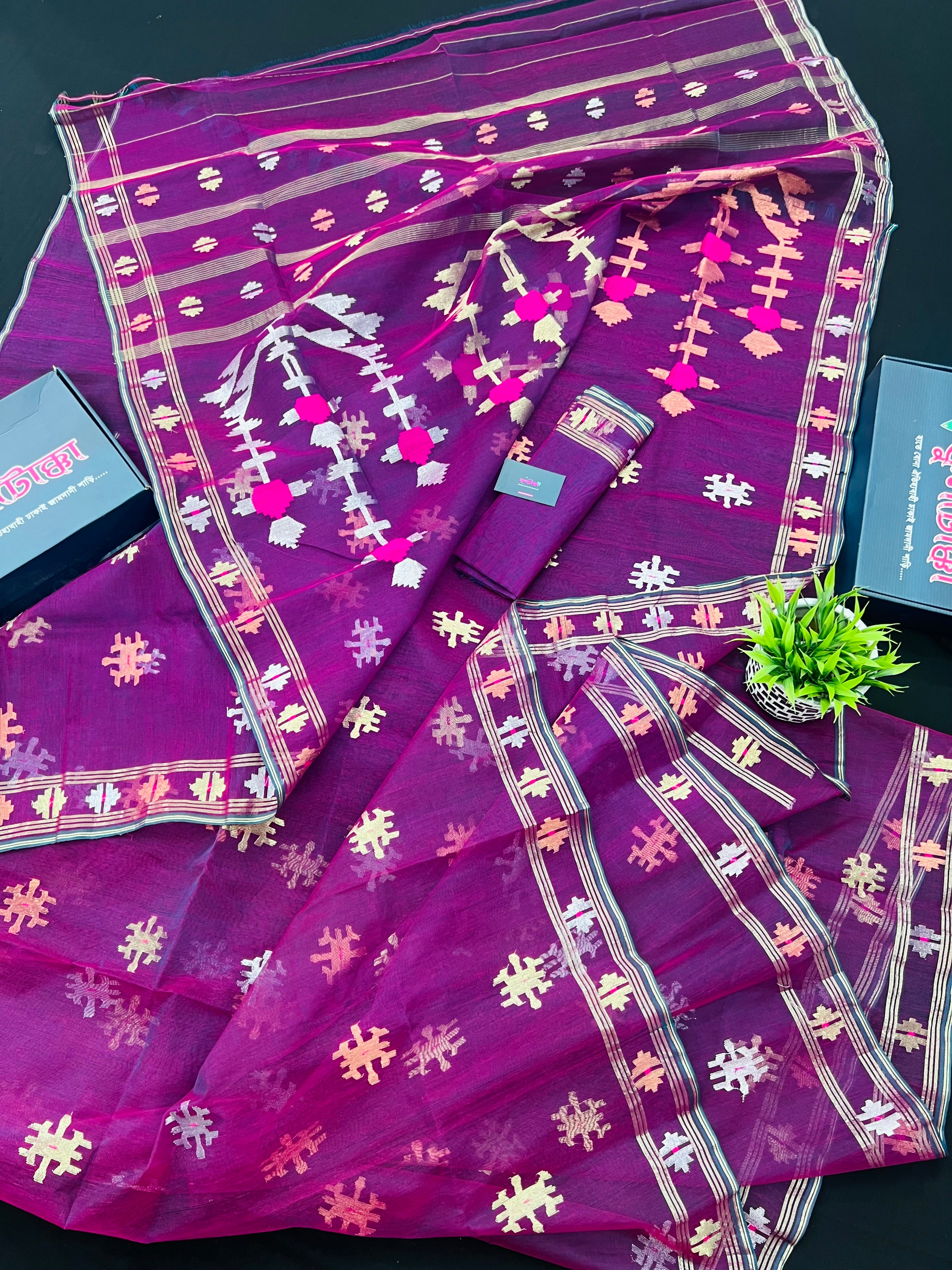 Original Handloom Dhakai Jamdani