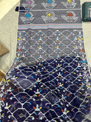 Blue jamdani