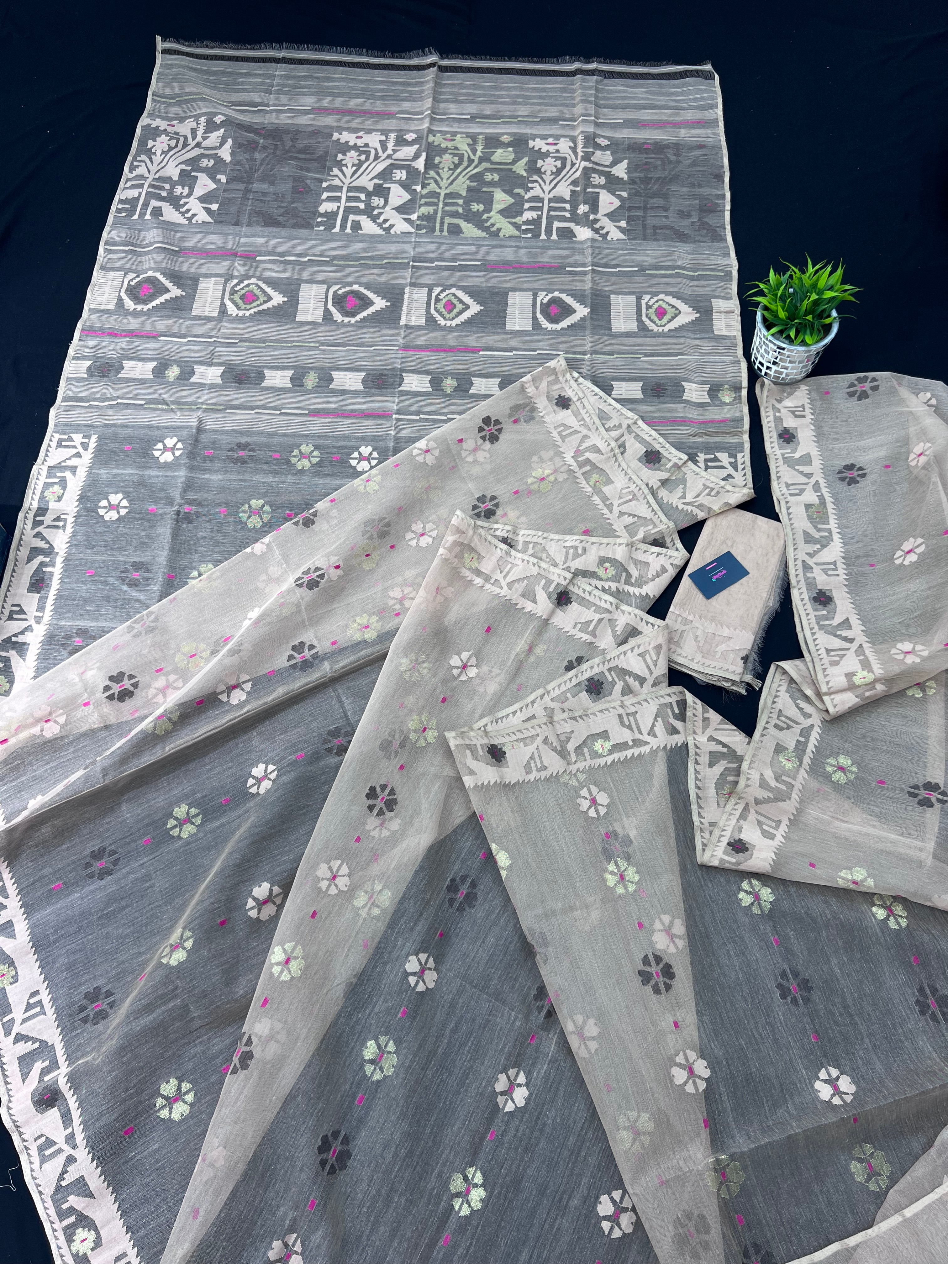 Original Handloom Dhakai Jamdani