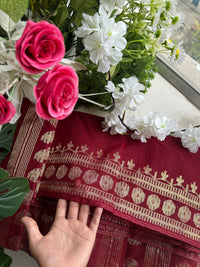 Maroon cotton