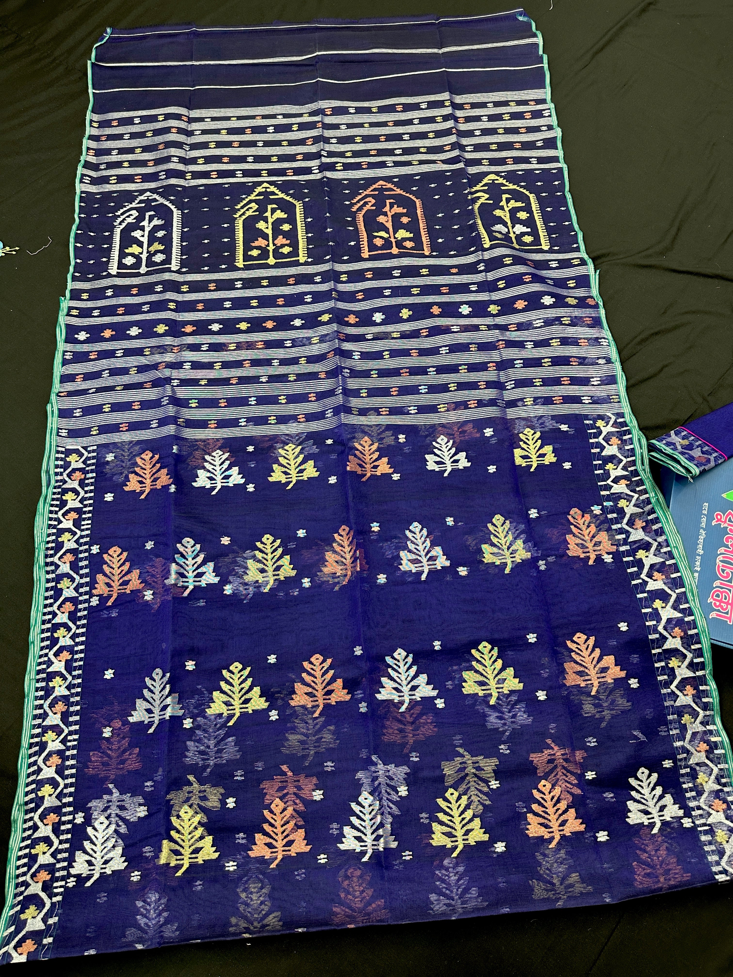 NAVY BLUE JORI JAMDANI