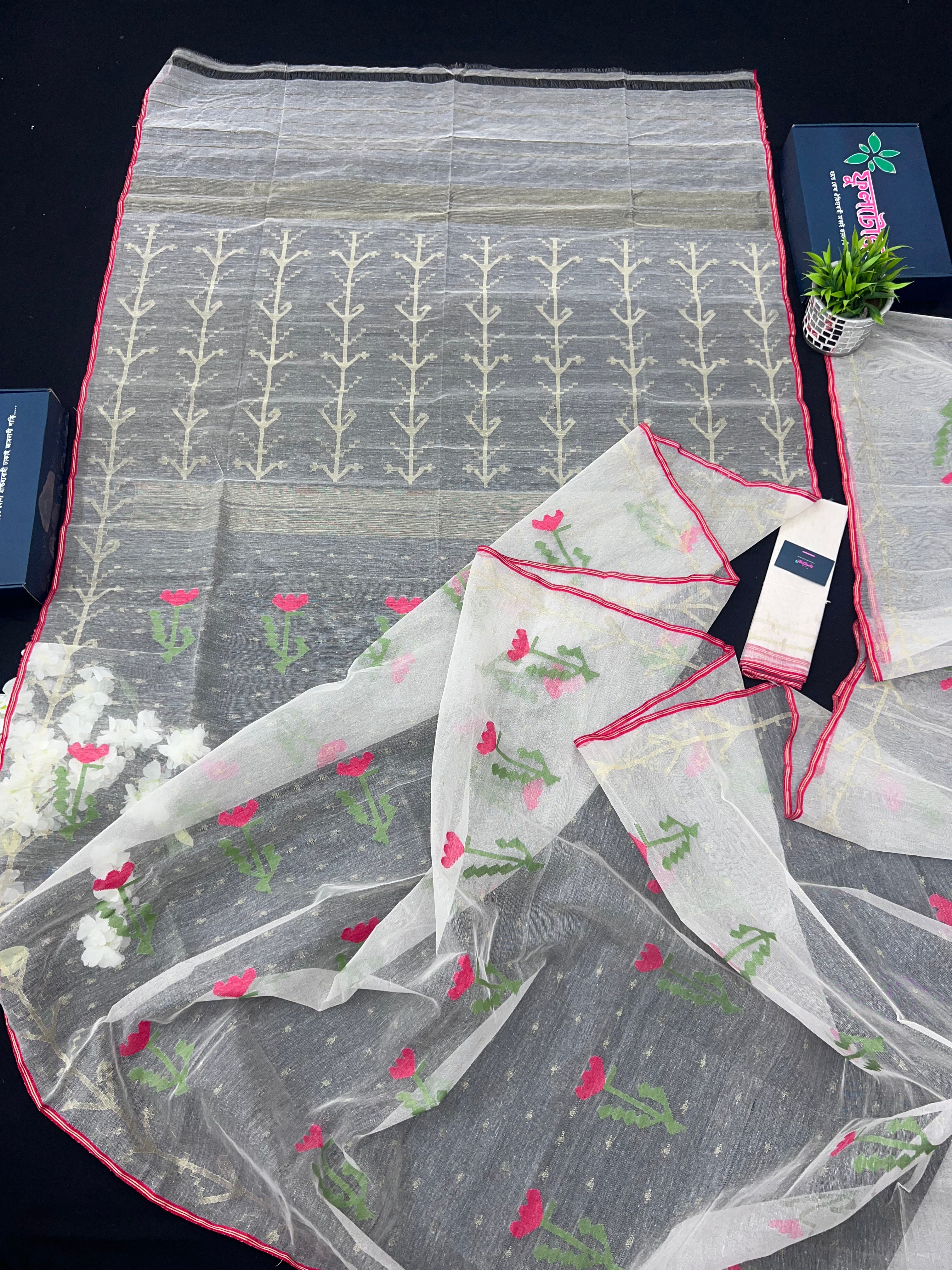 Original Handloom Dhakai Jamdani