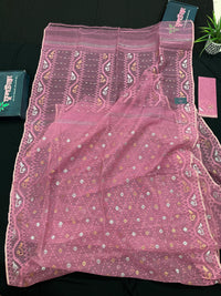 CHERRY PINK JAMDANI
