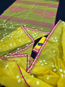 YELLOW WITH PINK BORDER