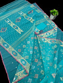 ICE BLUE JAMDANI
