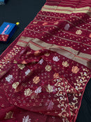 MAROON JAMDANI
