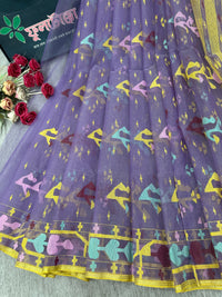 Lavendar jamdani