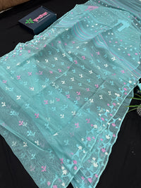 BABY BLUE WITH PINK