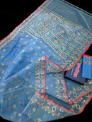 BLUE JAMDANI
