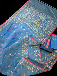 BLUE JAMDANI