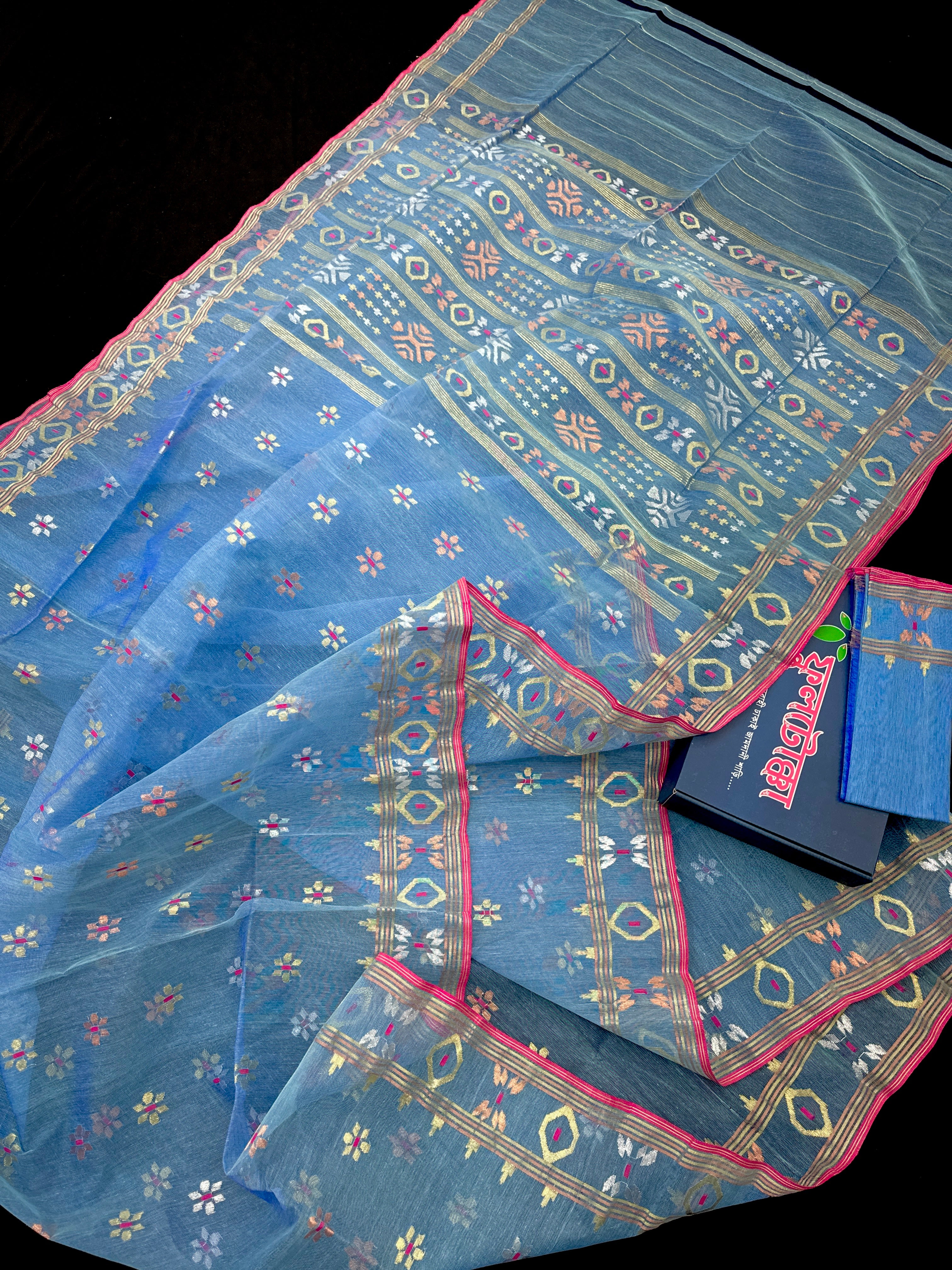 BLUE JAMDANI