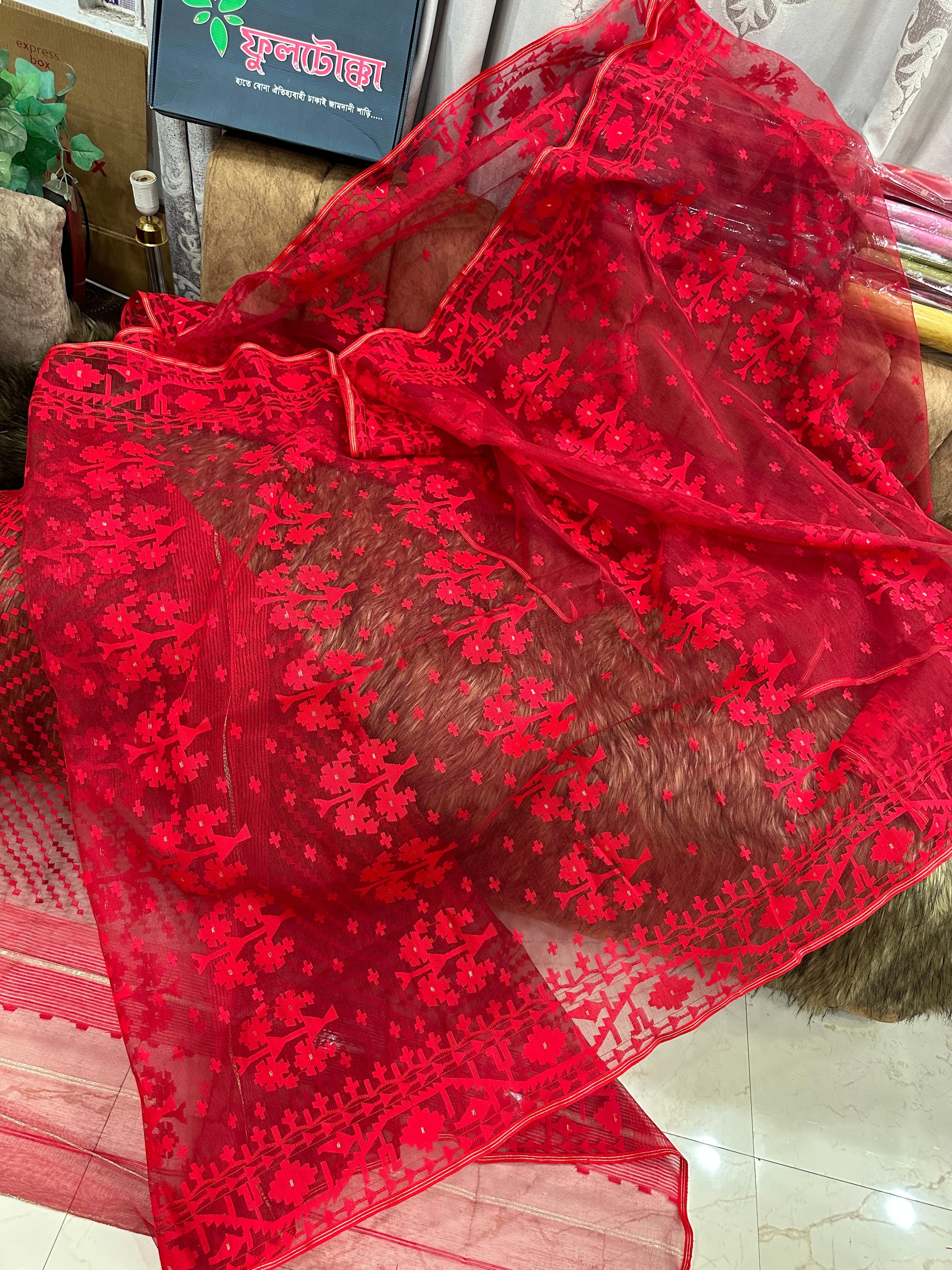 MIRCHI RED JAMDANI
