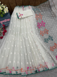 White jamdani