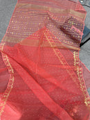 pink jamdani
