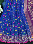 Blue Jamdani