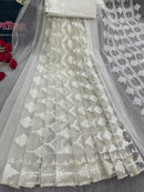 WHITE JAMDANI