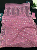 CHERRY PINK JAMDANI