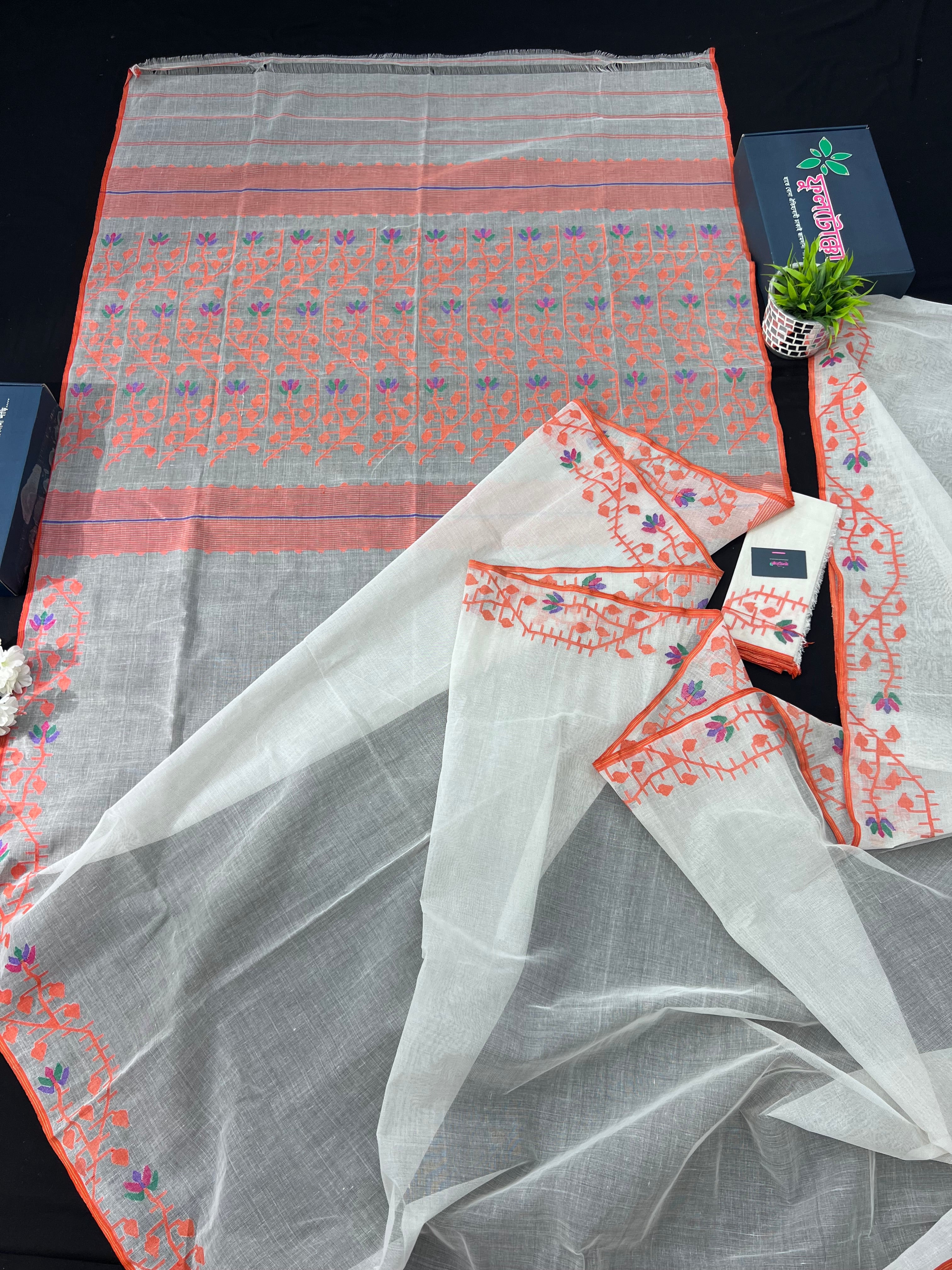 Original Handloom Dhakai Jamdani