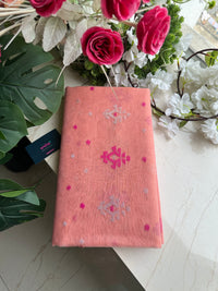 Pink jamdani