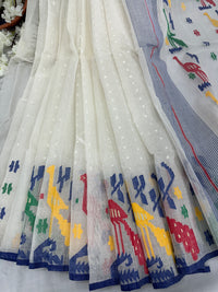 white jamdani