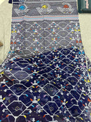 Blue jamdani
