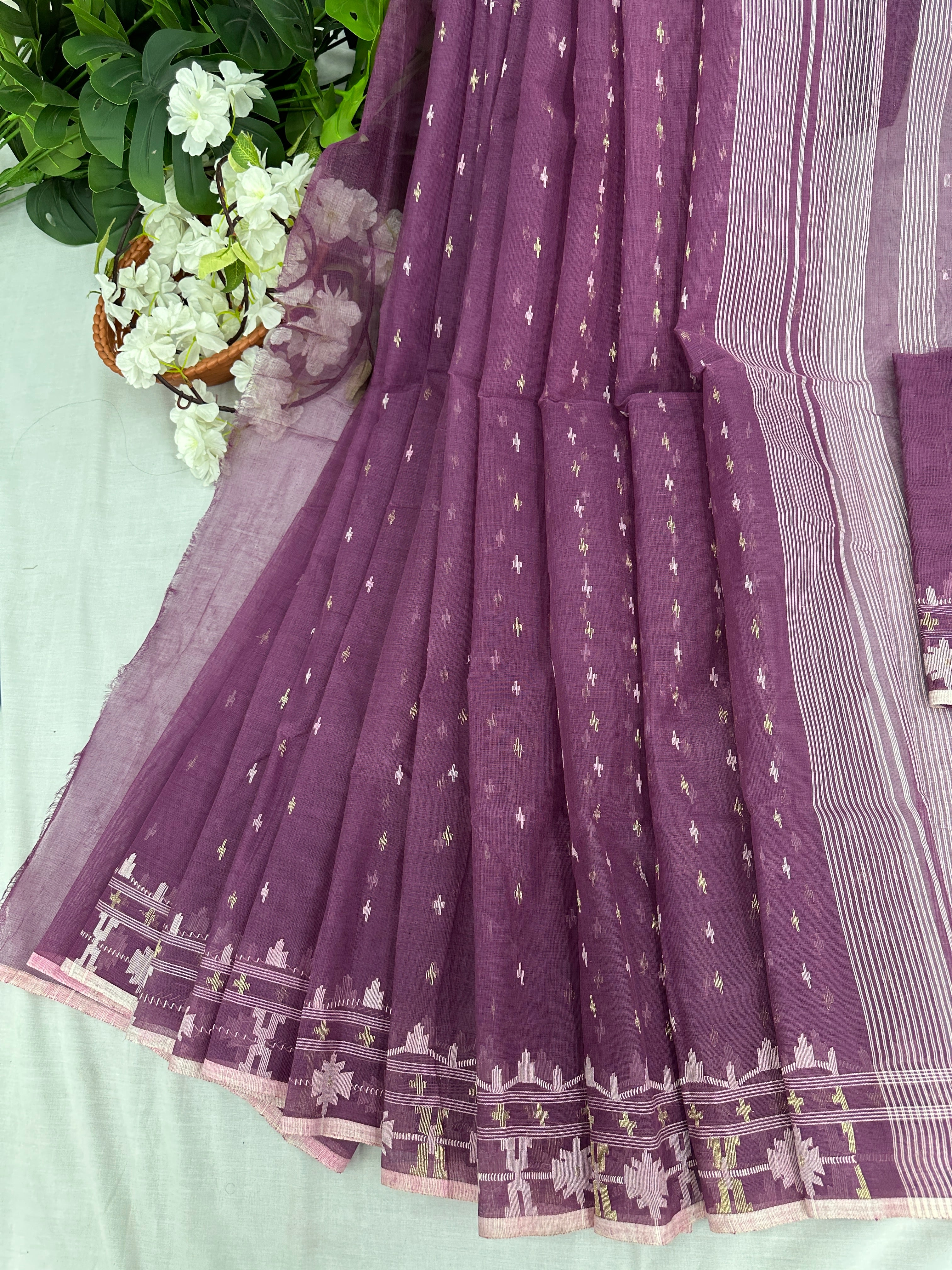 Cotton jamdani
