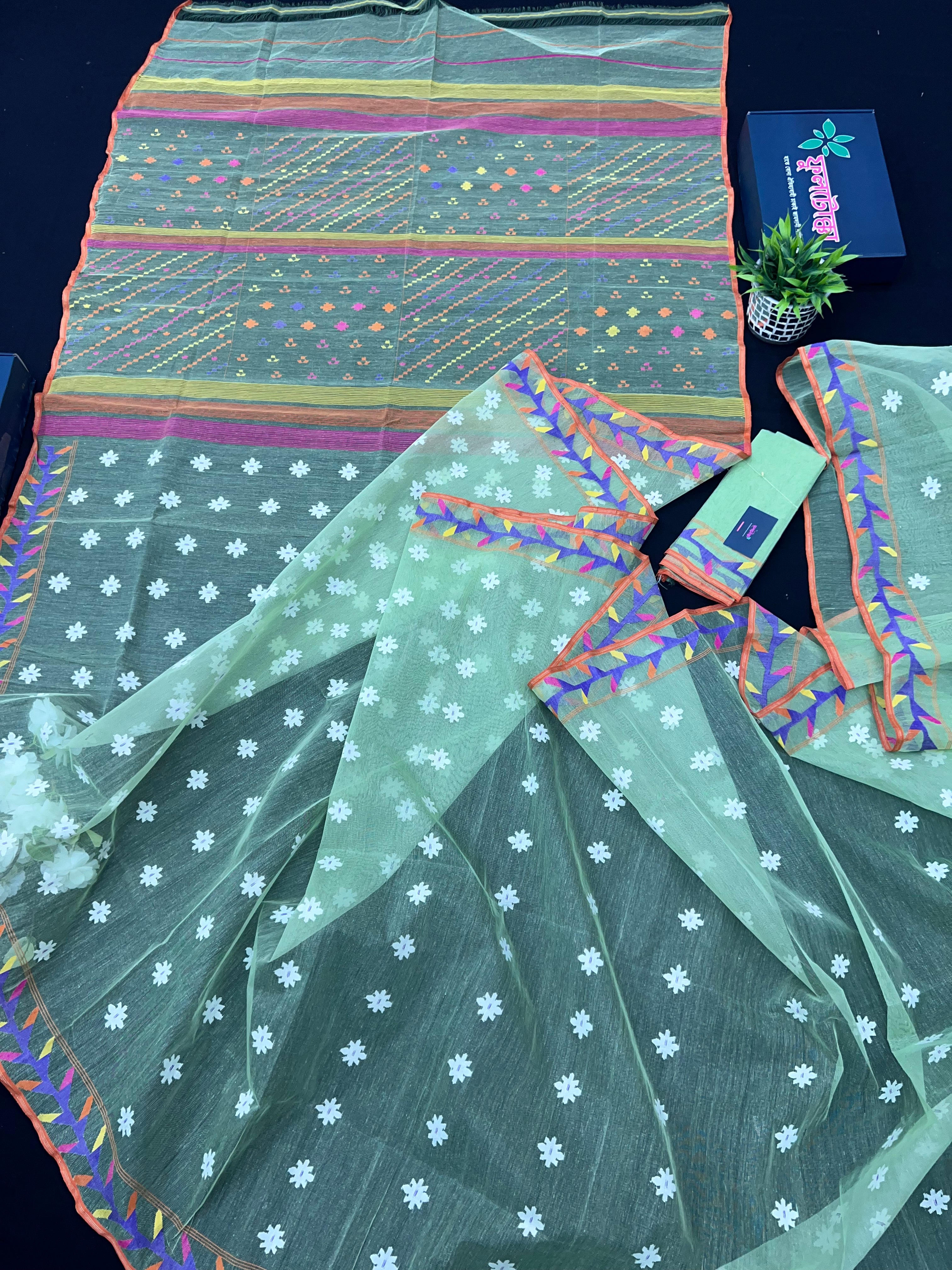 Original Handloom Dhakai Jamdani