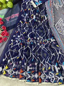Blue jamdani