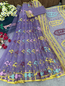 Lavendar jamdani