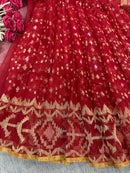 Bridal Red jamdani