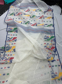 white jamdani