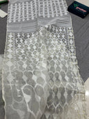 WHITE JAMDANI