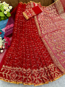 Bridal Red jamdani