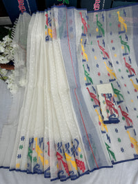 white jamdani