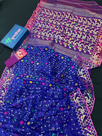 ROYAL BLUE JAMDANI