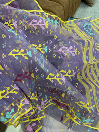 Lavendar jamdani