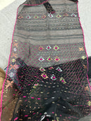black jamdani