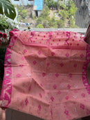 Pink jamdani