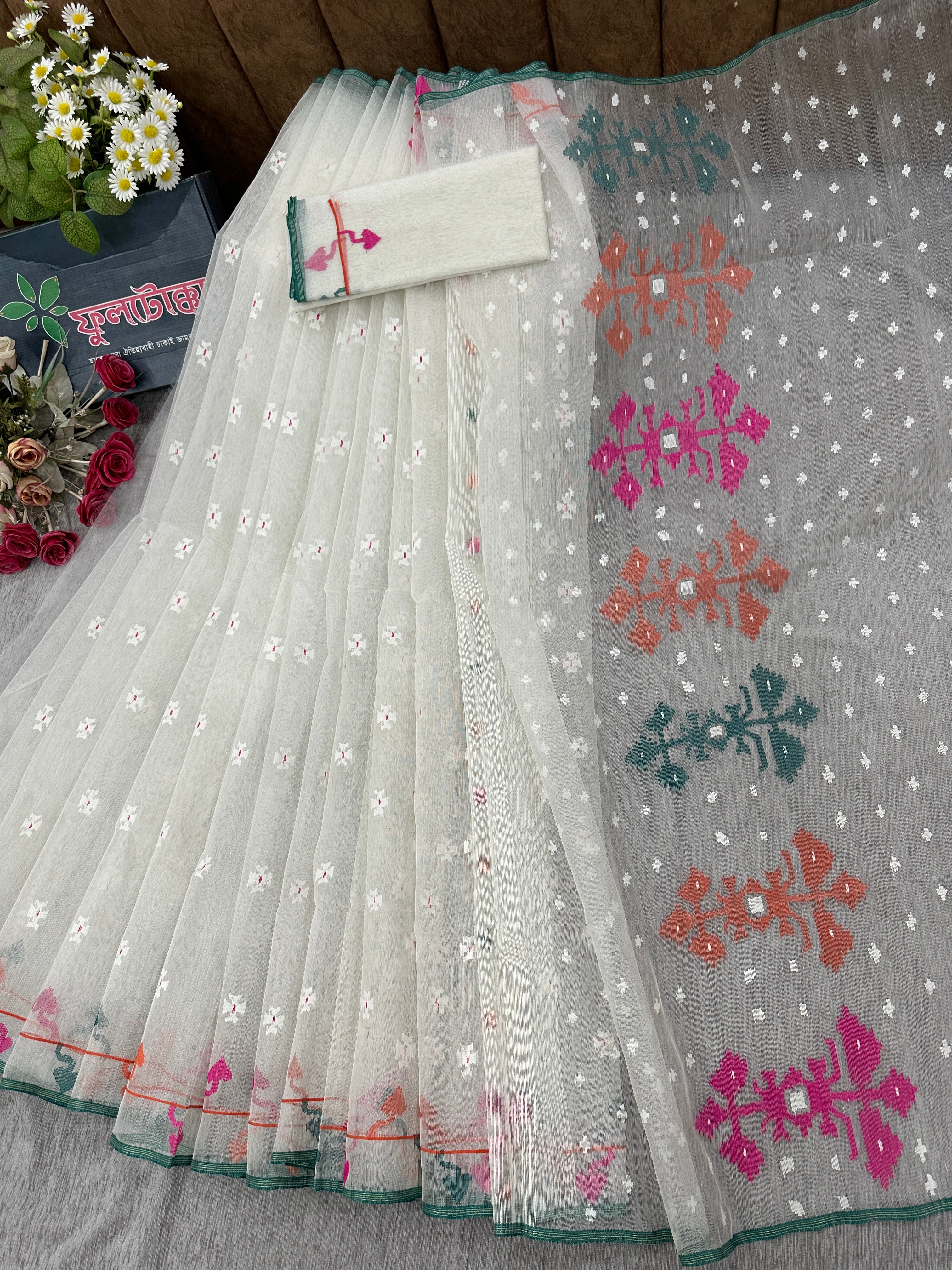 White jamdani