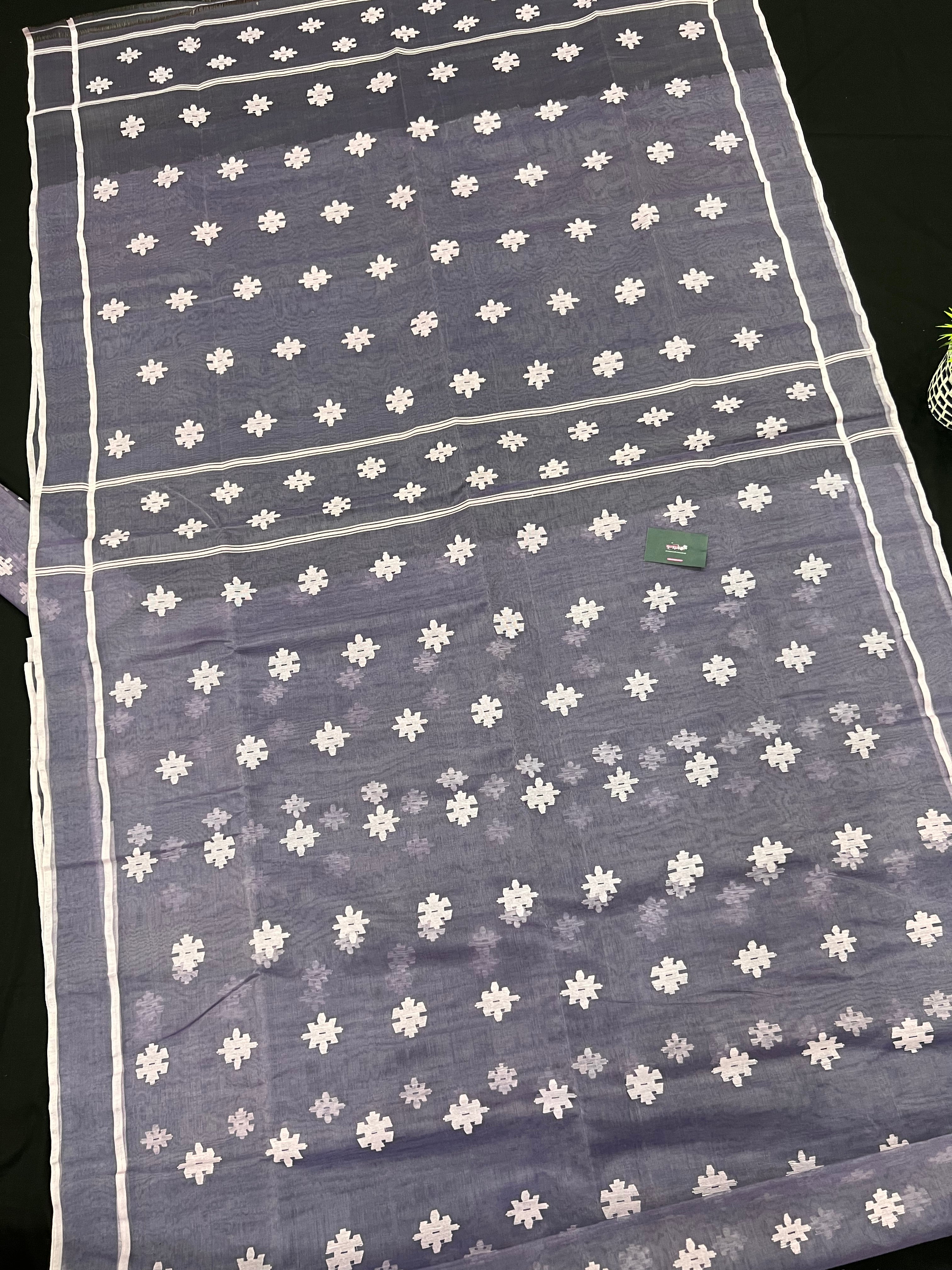 DEEP LAVENDER JAMDANI.