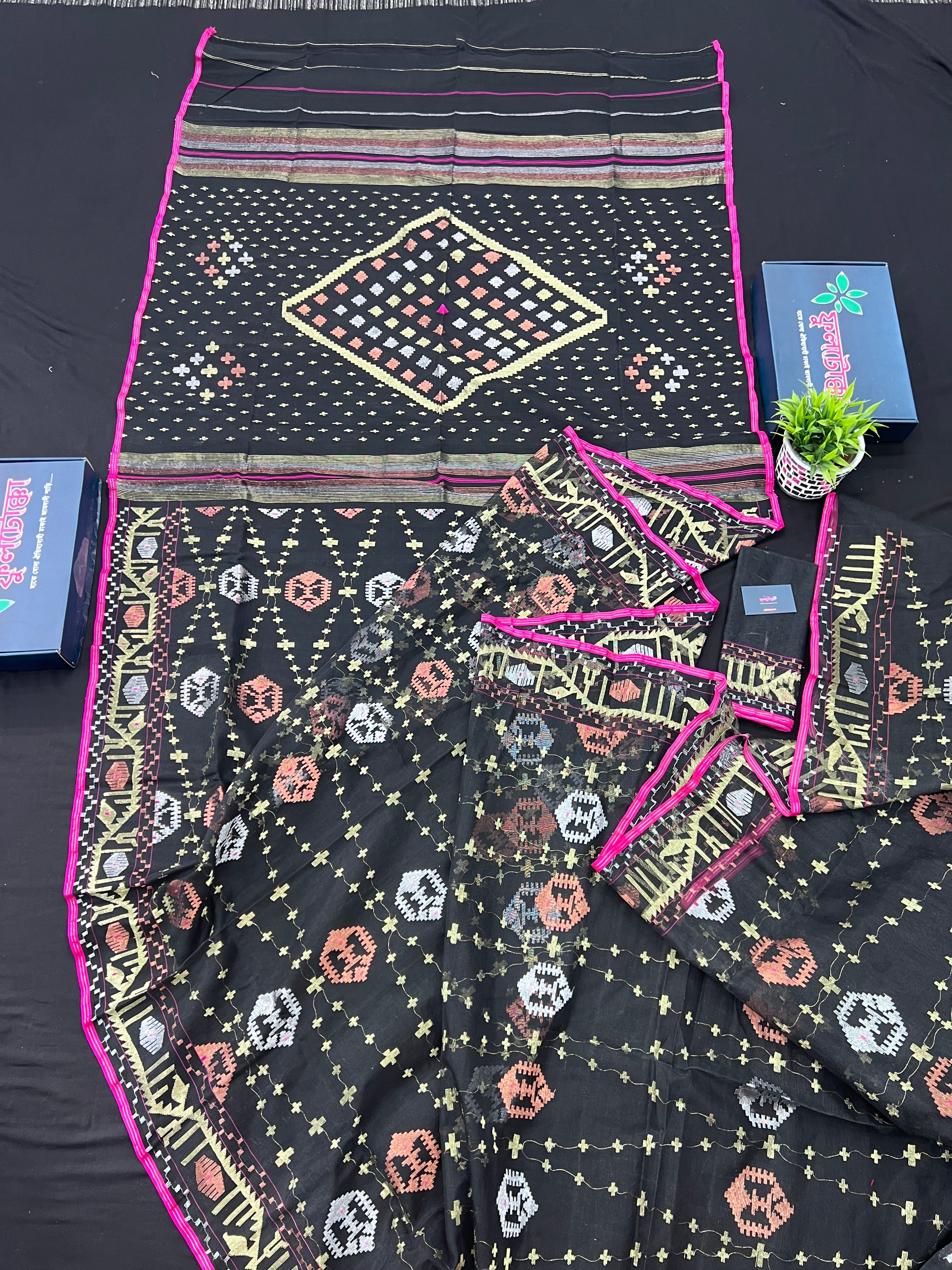 Original Handloom Dhakai Jamdani